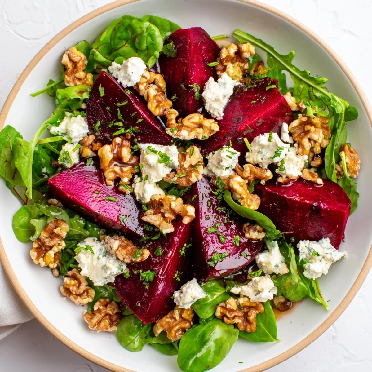 Roasted Beet Goat Cheese Salad