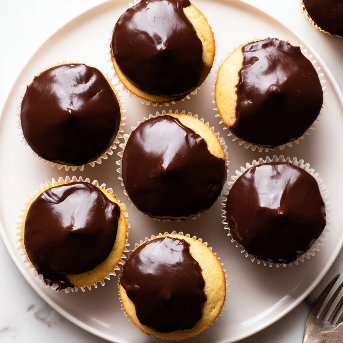 Boston Cream Pie Cupcakes