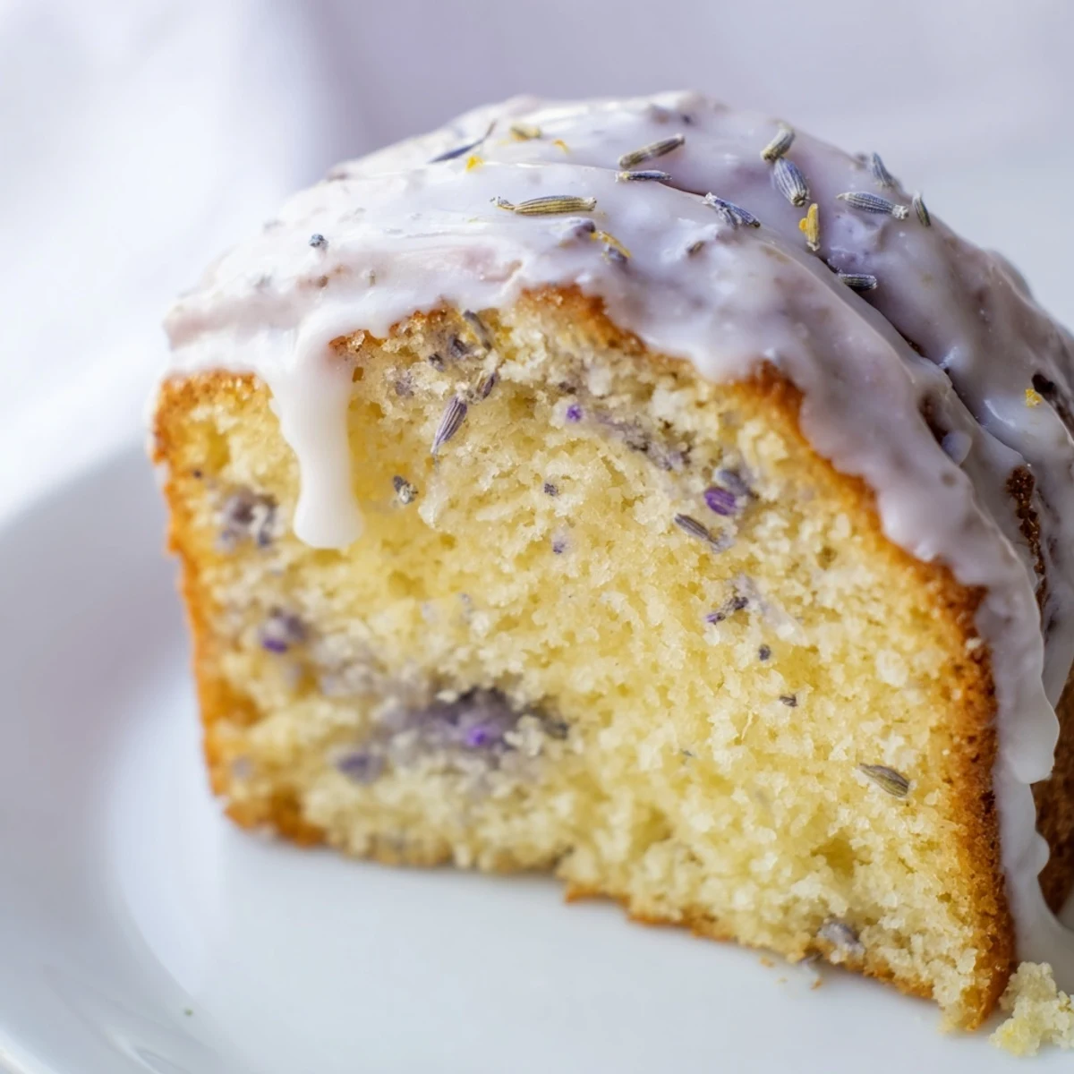Delicate Aromatic Lavender Cake