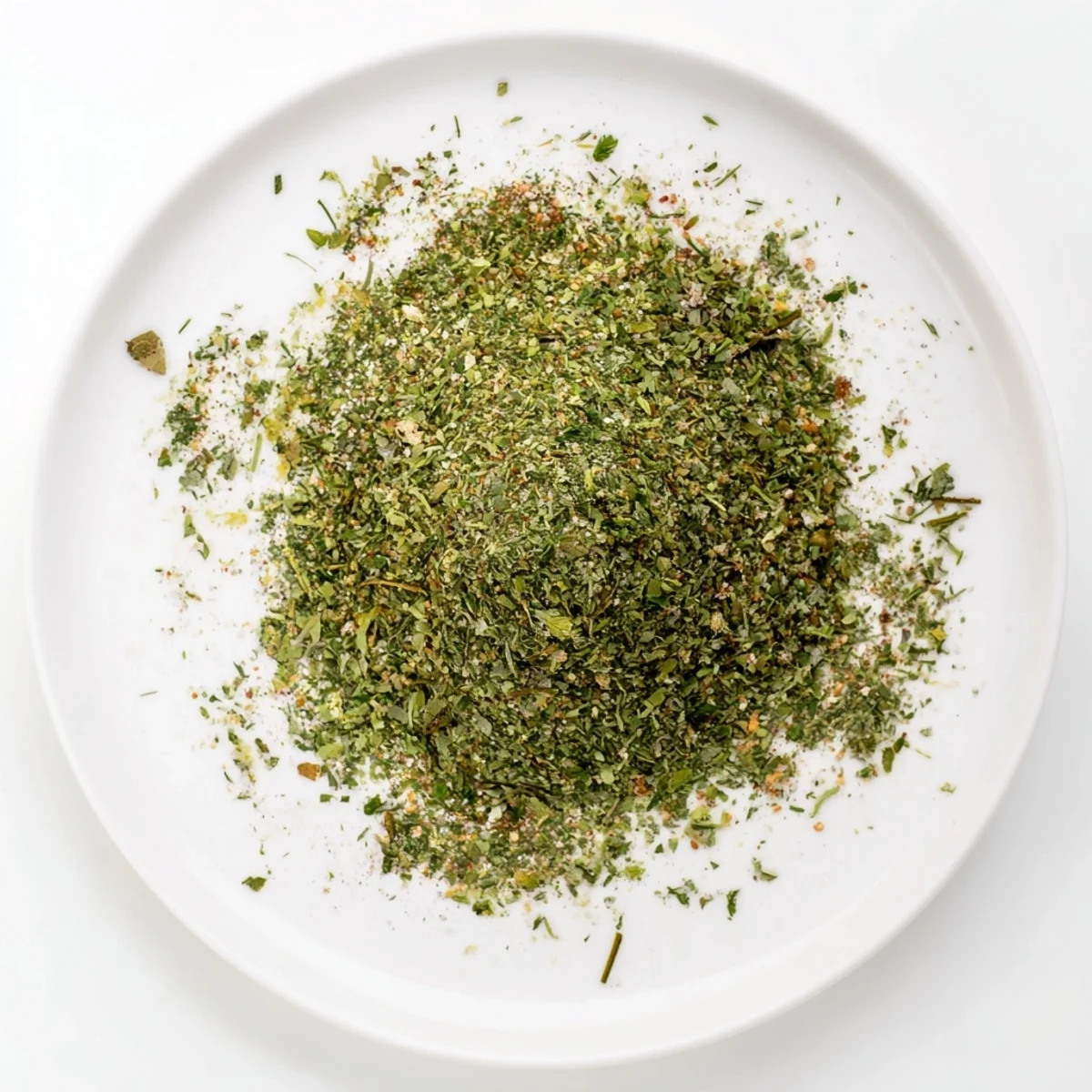 Vibrant green Greek Tzatziki seasoning blend sprinkled over grilled chicken for authentic Mediterranean flavor and aroma