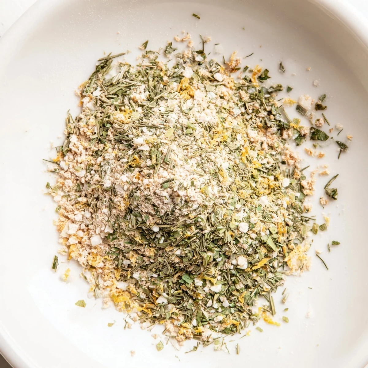Jar of Dehydrated Tzatziki Seasoning Mix with flecks of dried dill  
