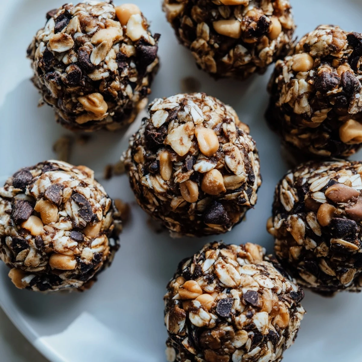 Rich no-bake Snickers Energy Balls featuring creamy peanut butter and chewy dates  