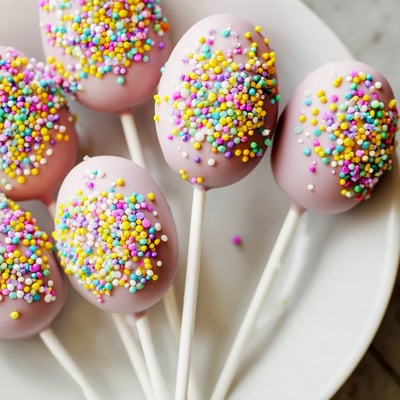 Easter egg cake pops