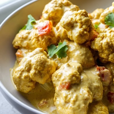 Greek Yogurt Cauliflower Curry